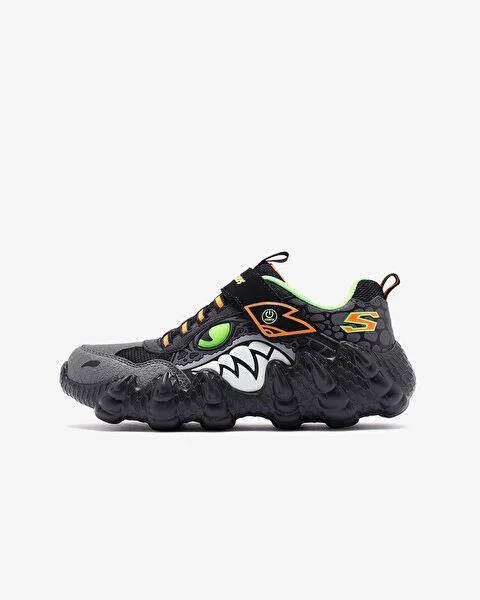Skechers Skech-o-saurus Lights - Rapid-dino Çocuk Siyah Işıklı Spor Ayakkabı