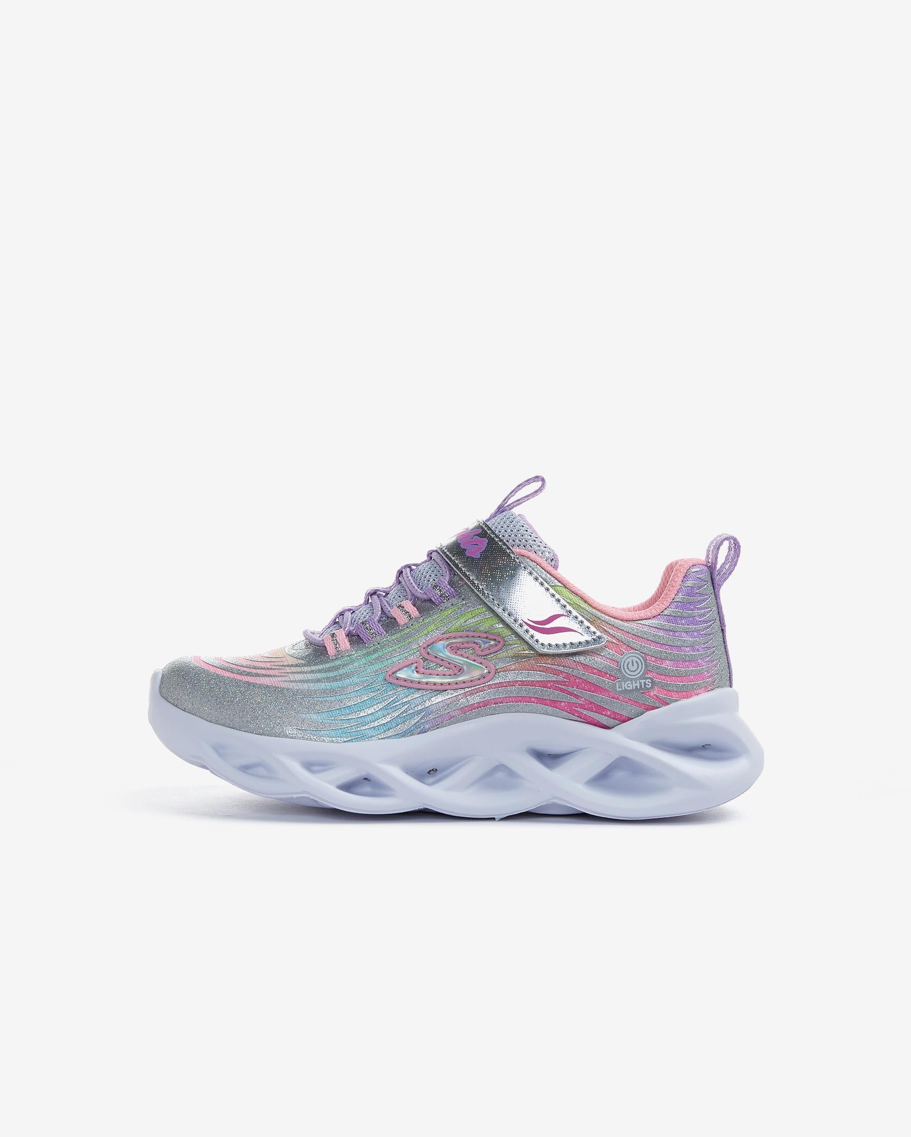 Skechers Twisty BrightsMystical Bliss Kız Çocuk Gümüş Spor Ayakkabı