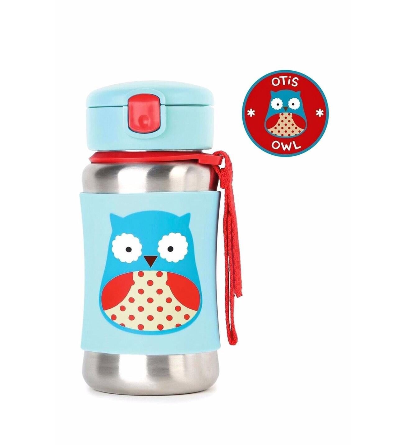 Skip Hop Zoo Pipetli Paslanmaz Çelik Suluk Baykuş