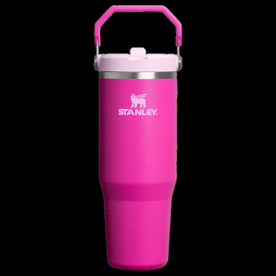 Stanley The IceFlow Flip Straw Pipetli Termos Bardak 0,89 LT Violet Blossom
