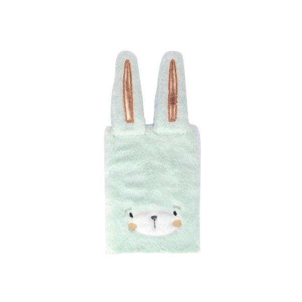 Syloon A5 Peluş Beyaz Tavşanlı Defter