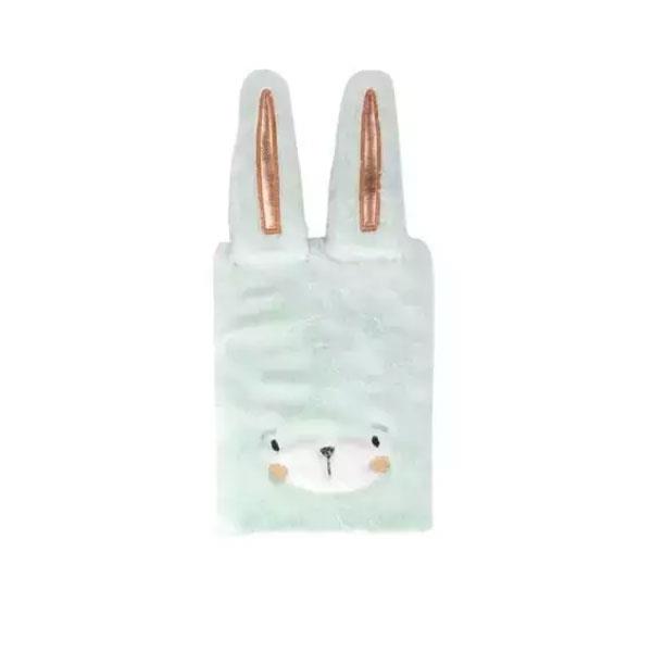 Syloon A5 Peluş Turkuaz Tavşanlı Defter SM034400