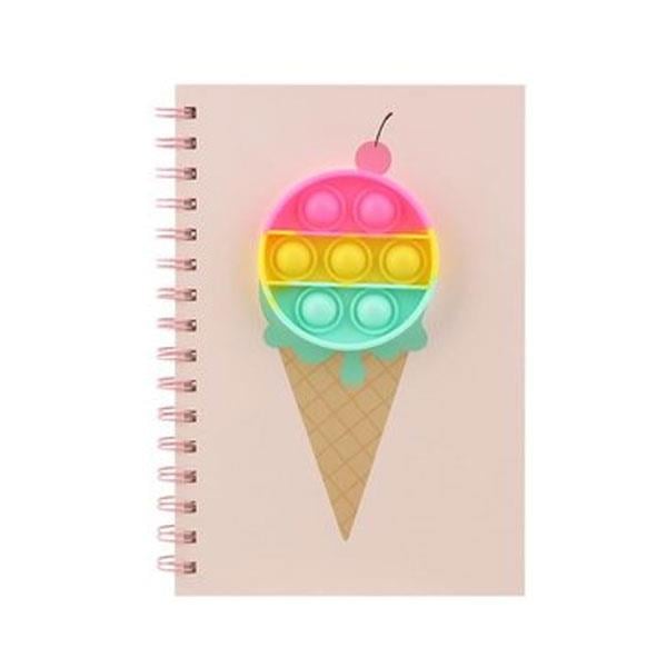 Syloon A5 Push Pop Bubble Dondurma Spiralli Defter SM081501