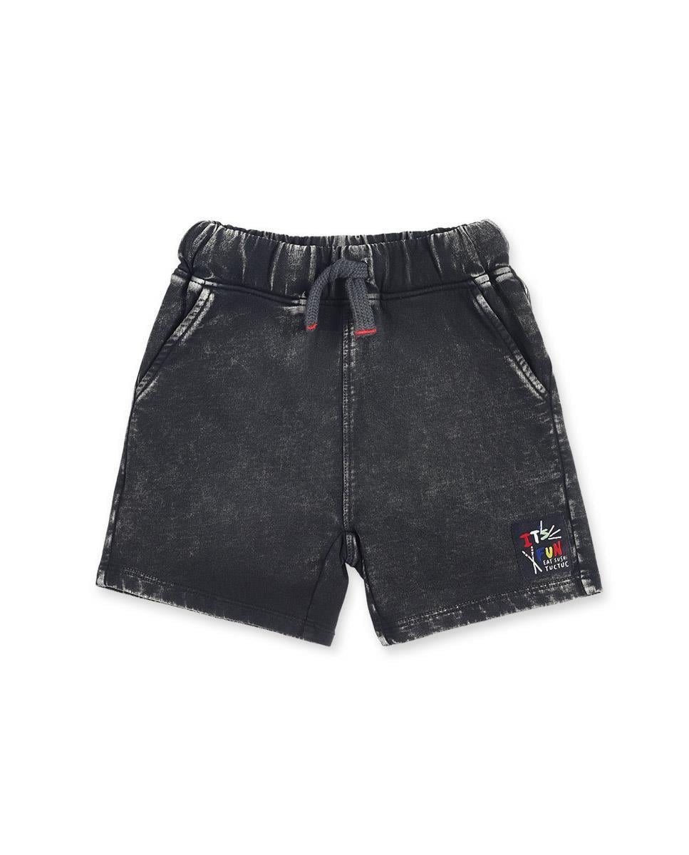 Tuc Tuc Plush Erkek Çocuk Siyah Bermuda 11369729
