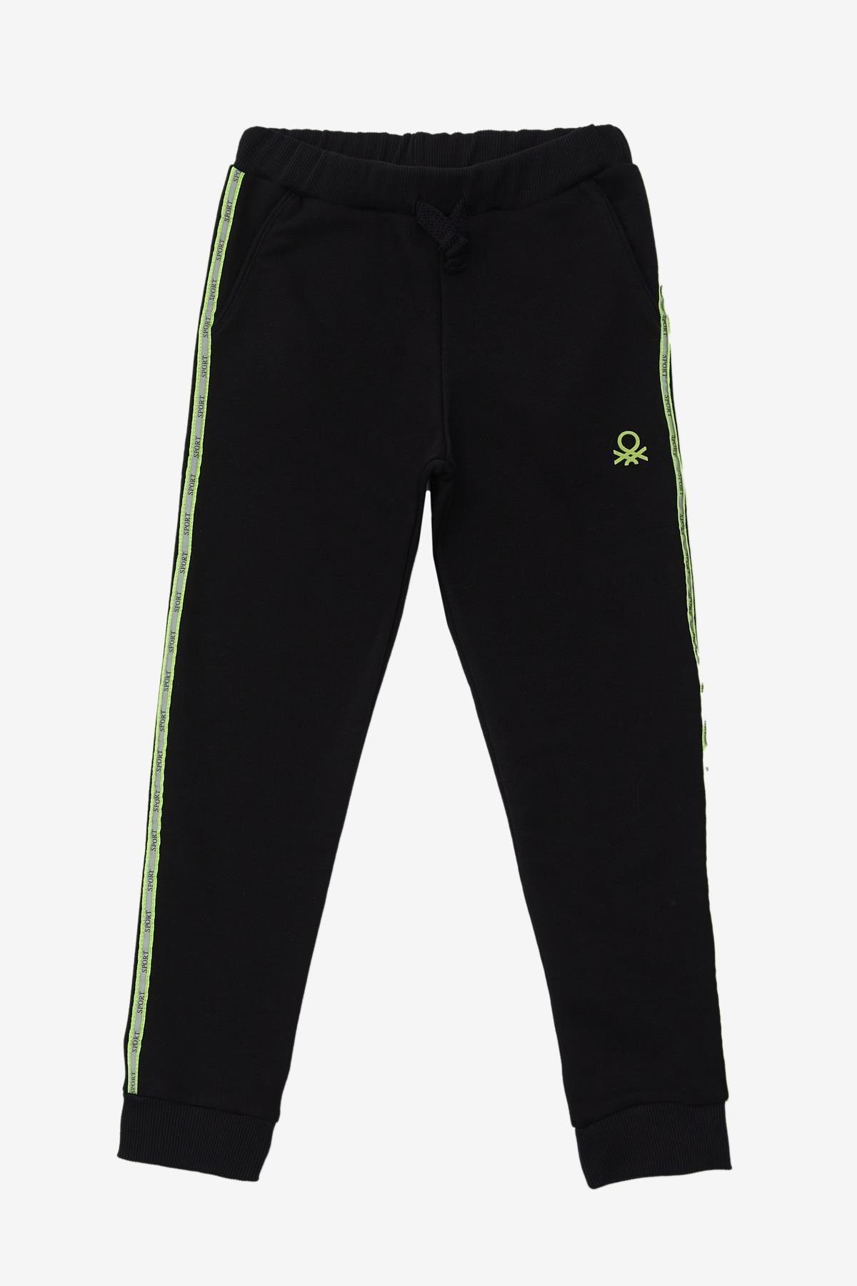 United Colors of Benetton Erkek Çocuk Siyah Jogger