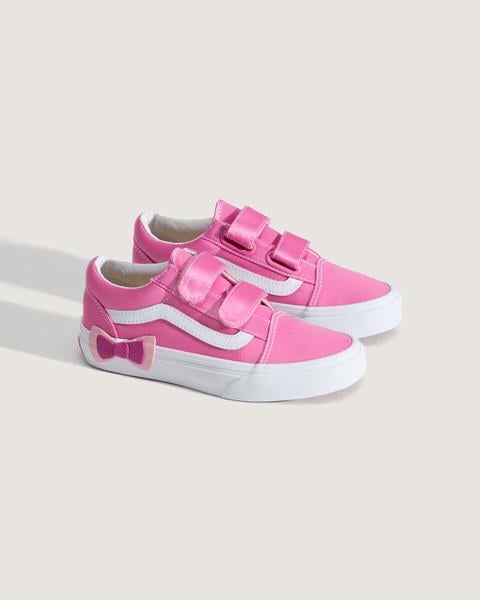 Vans Old Skool V Bow Çocuk Ayakkabı Pembe VN000EDCFRQ1