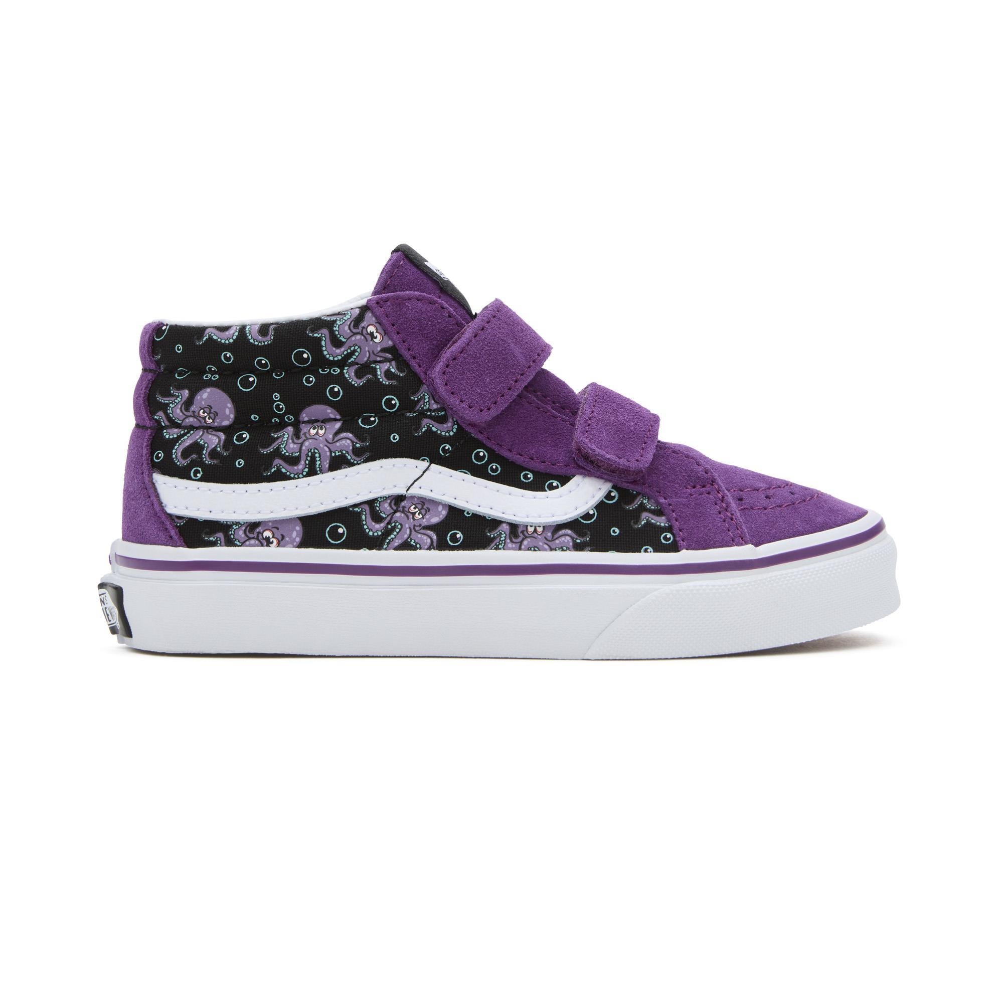 Vans UY SK8-Mid Reissue V Siyah Lila Kız Çocuk Spor Ayakkabı