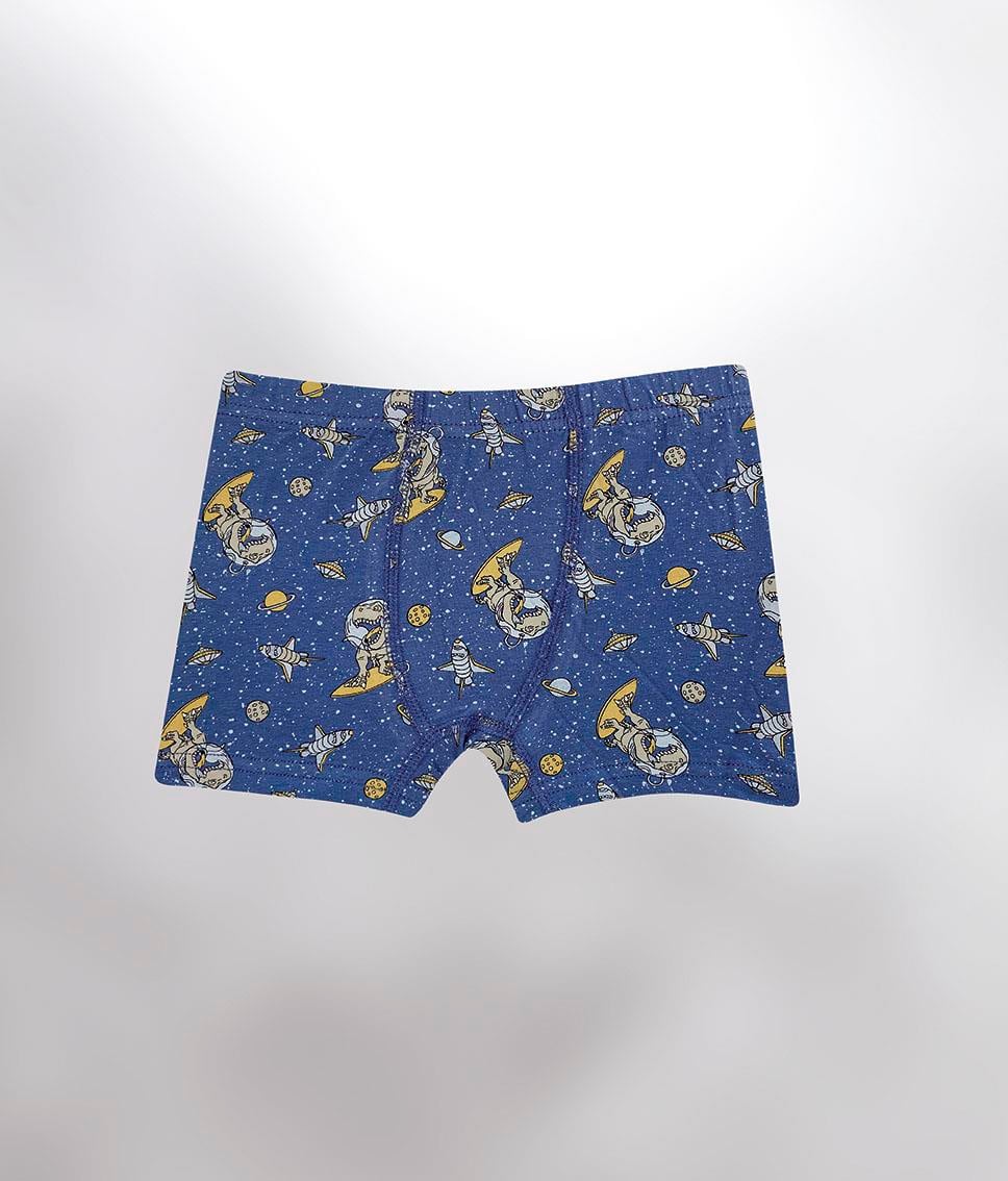 ERKEK ÇOCUK BASKILI LİKRALI BOXER