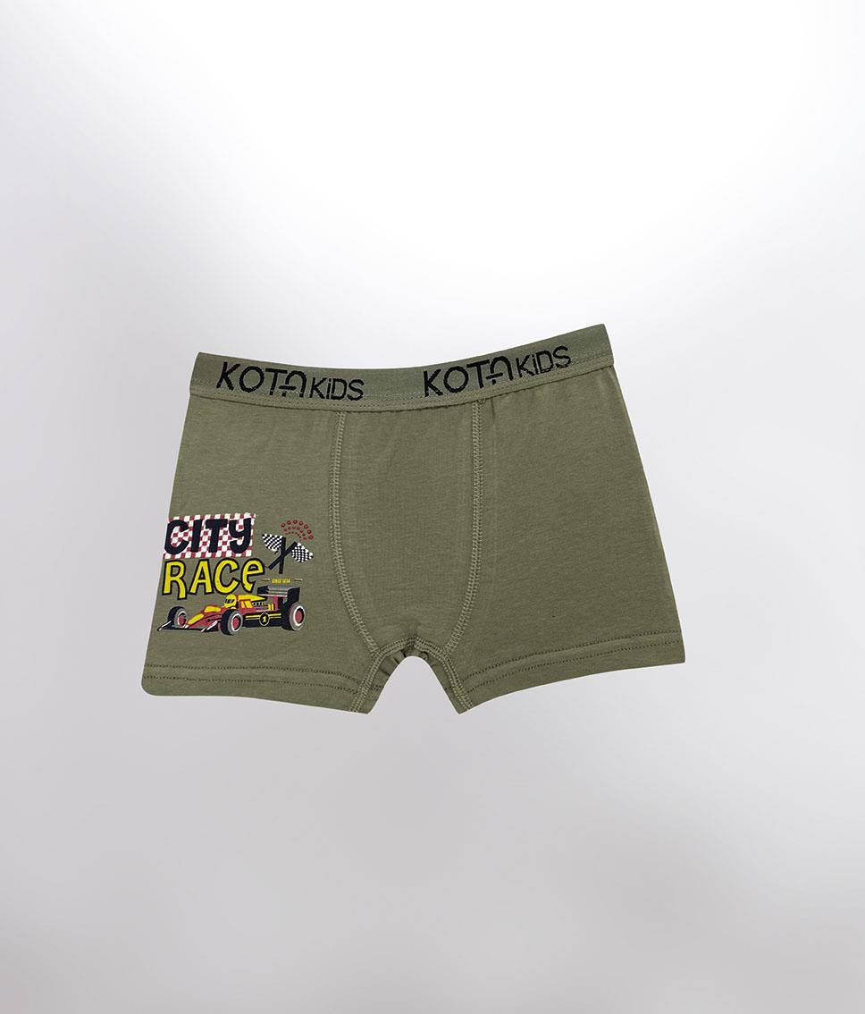 ERKEK ÇOCUK PARÇA BASKILI BOXER