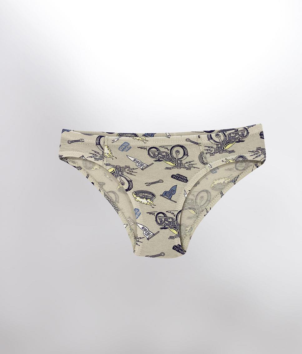 ERKEK ÇOCUK BASKILI LİKRALI SLİP