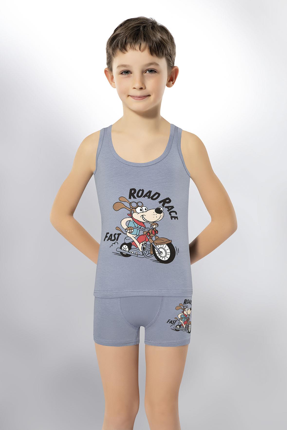 ERKEK ÇOCUK PARÇA BASKILI ÇOCUK TAKIMI