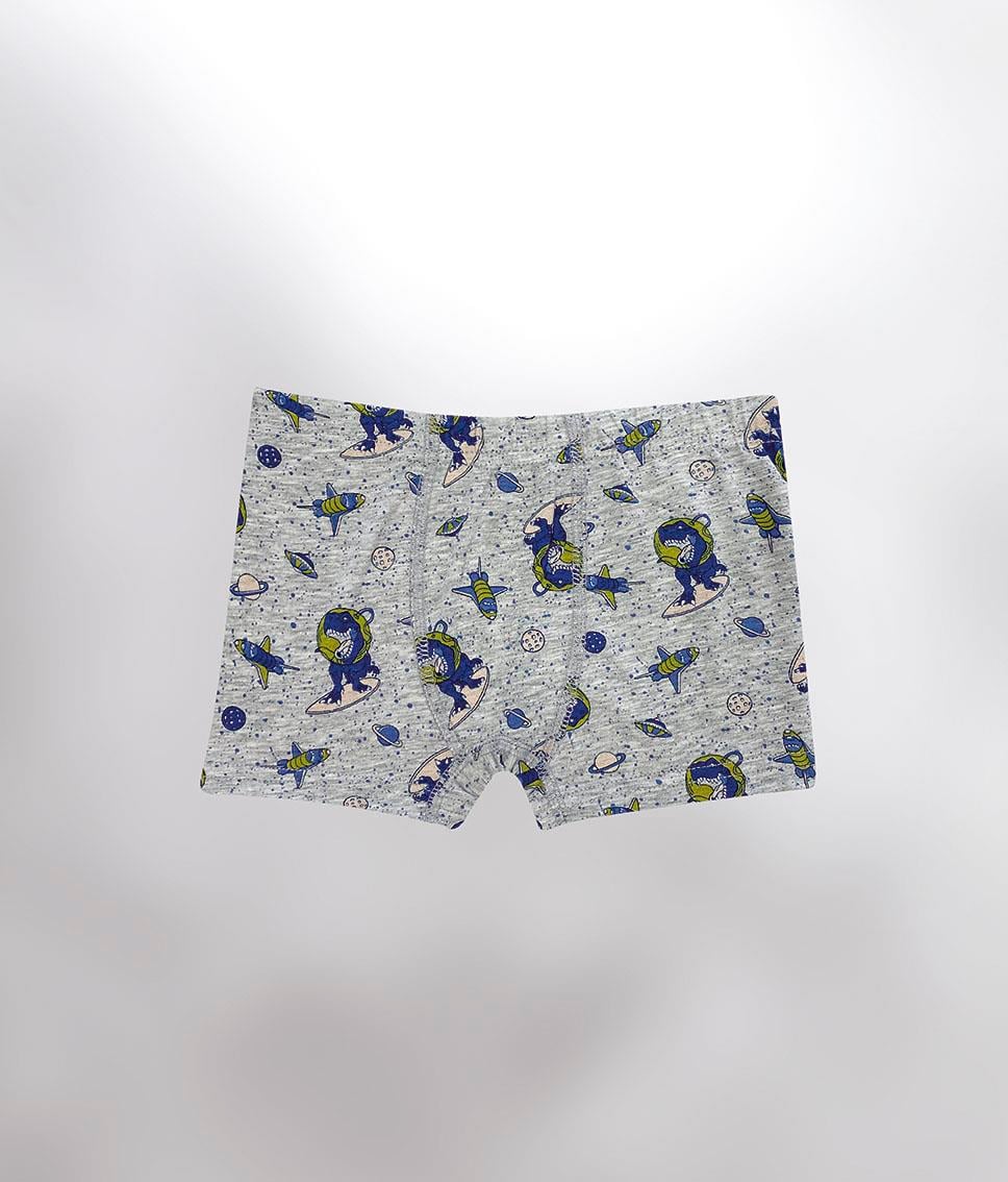 ERKEK ÇOCUK BASKILI LİKRALI BOXER