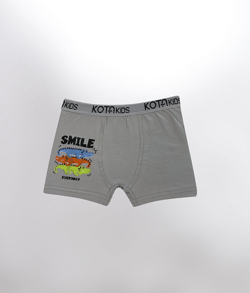 ERKEK ÇOCUK PARÇA BASKILI BOXER