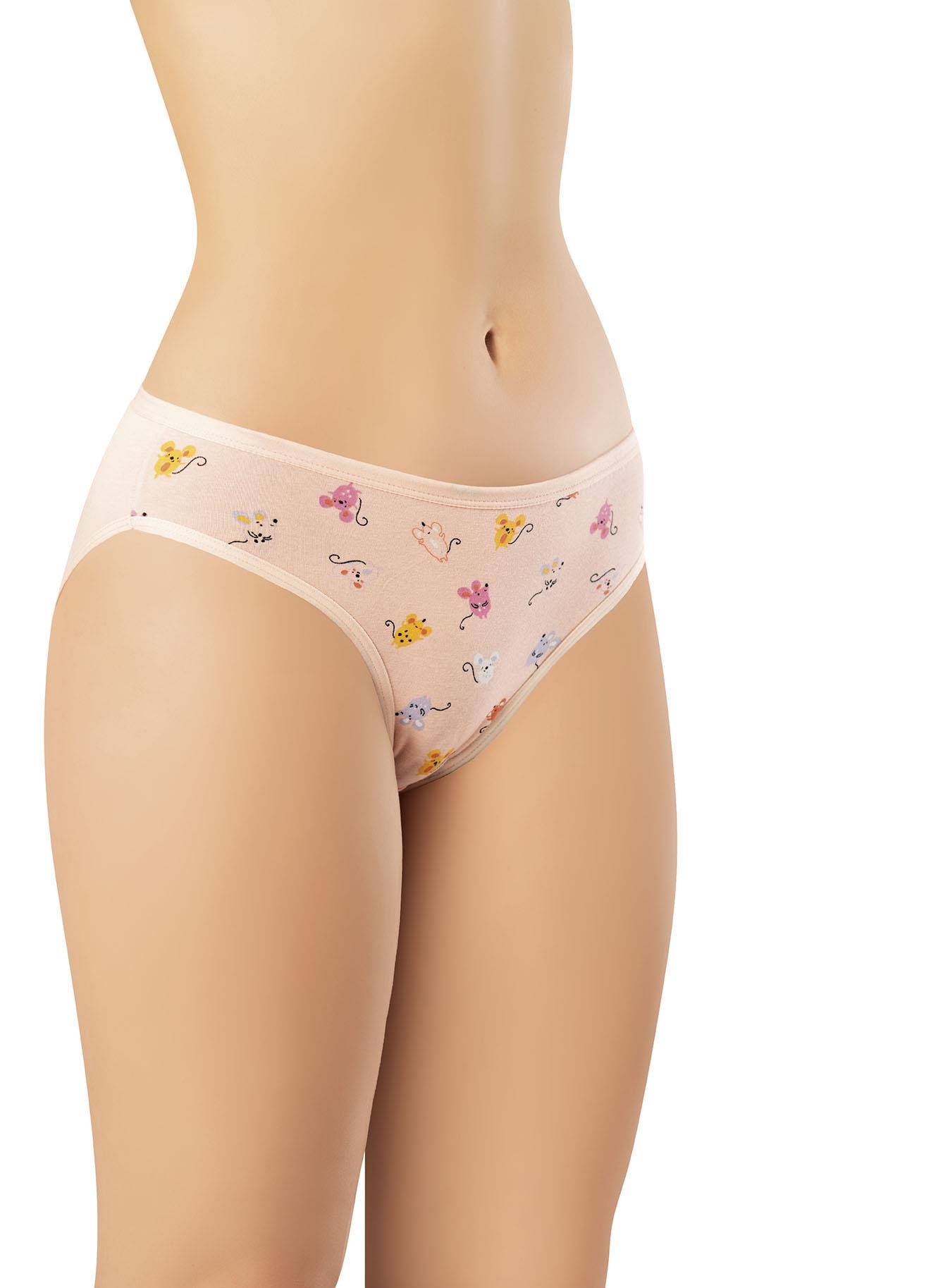 BAYAN PENYE ELASTAN BASKILI BİKİNİ