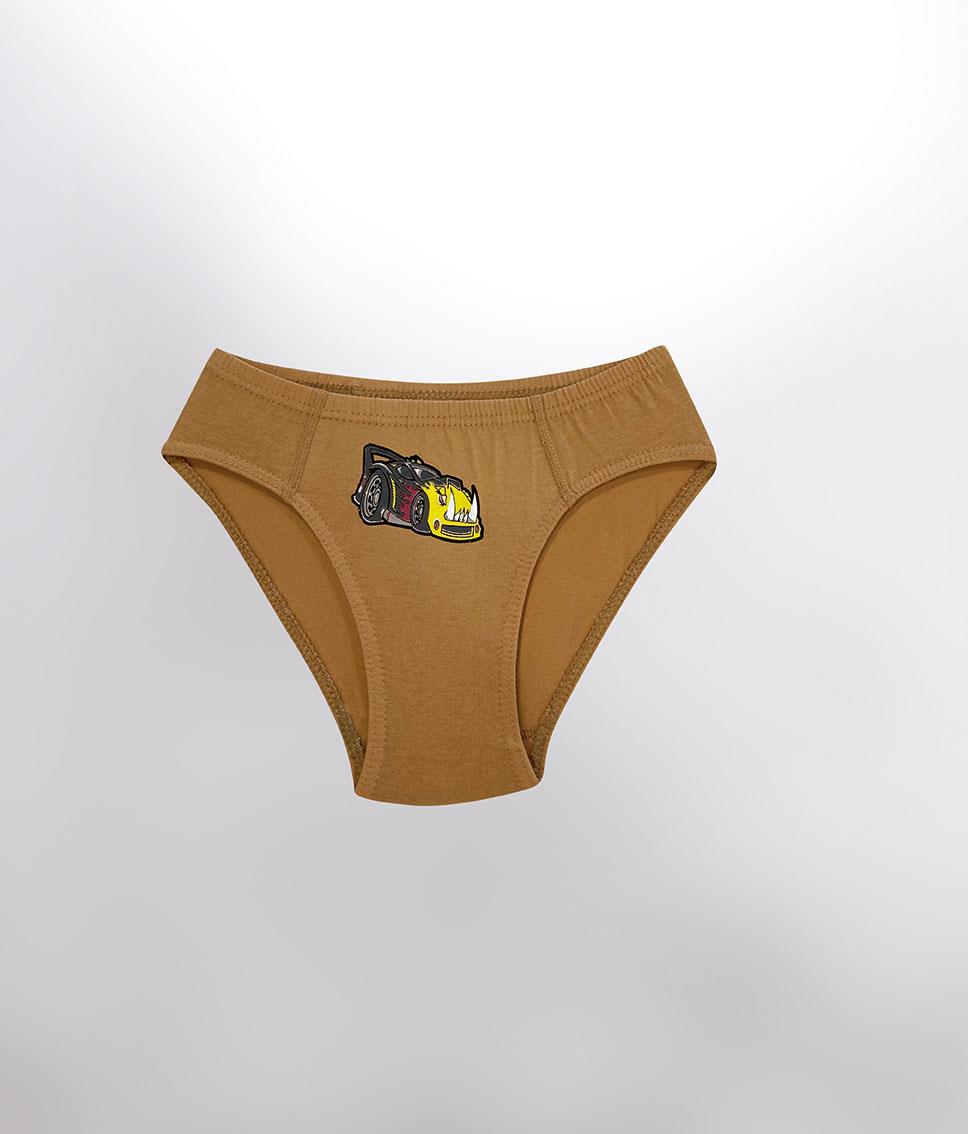 ERKEK ÇOCUK PARÇA BASKILI LİKRALI SLİP