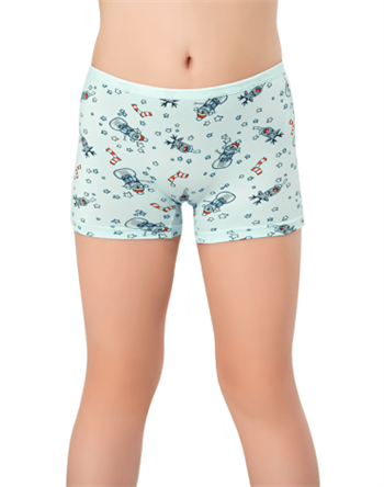 KIZ ÇOCUK BASKILI LİKRALI ŞORT