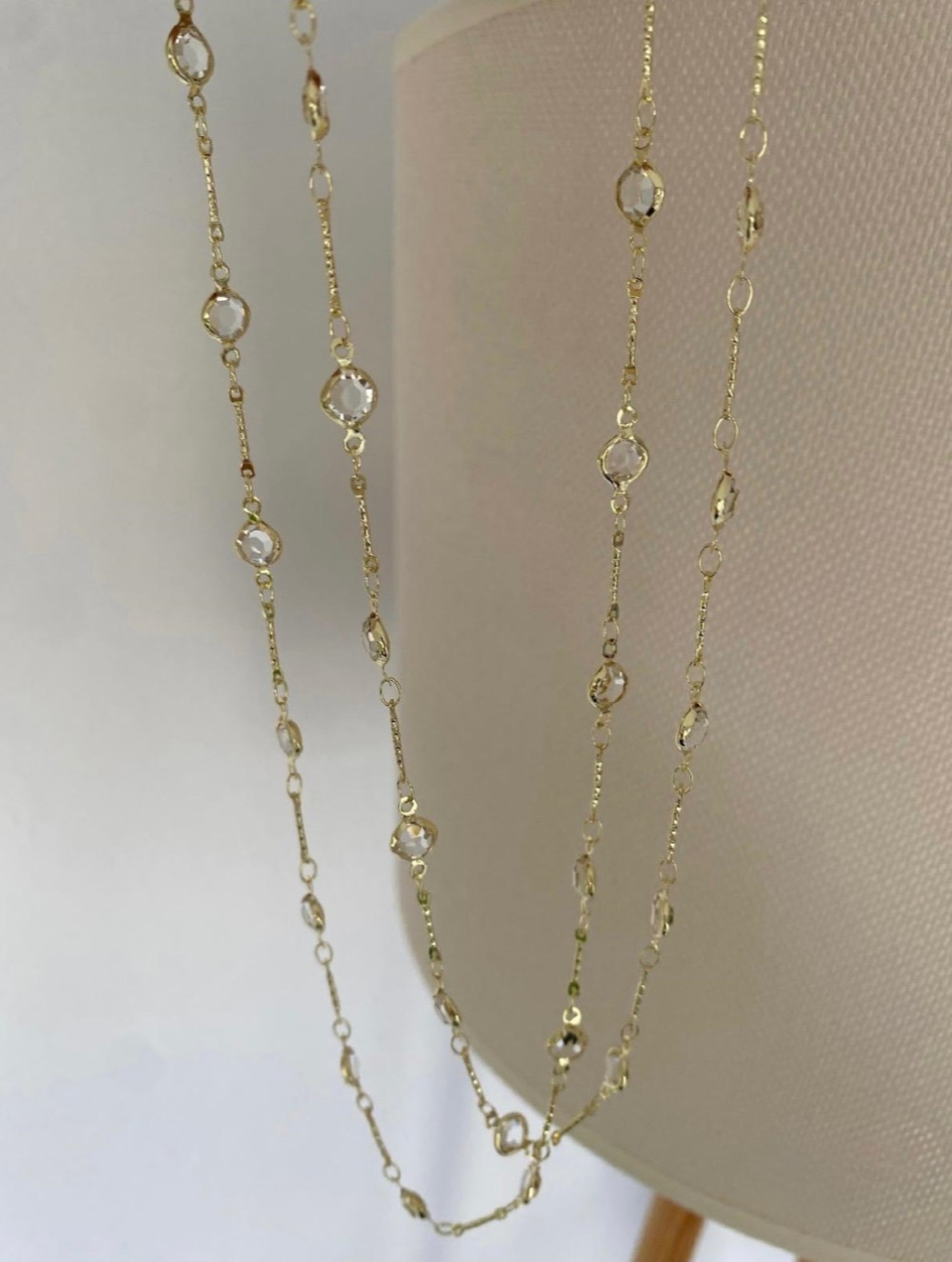 14K ALTIN KAPLAMA  İTHAL VİP KOLYE