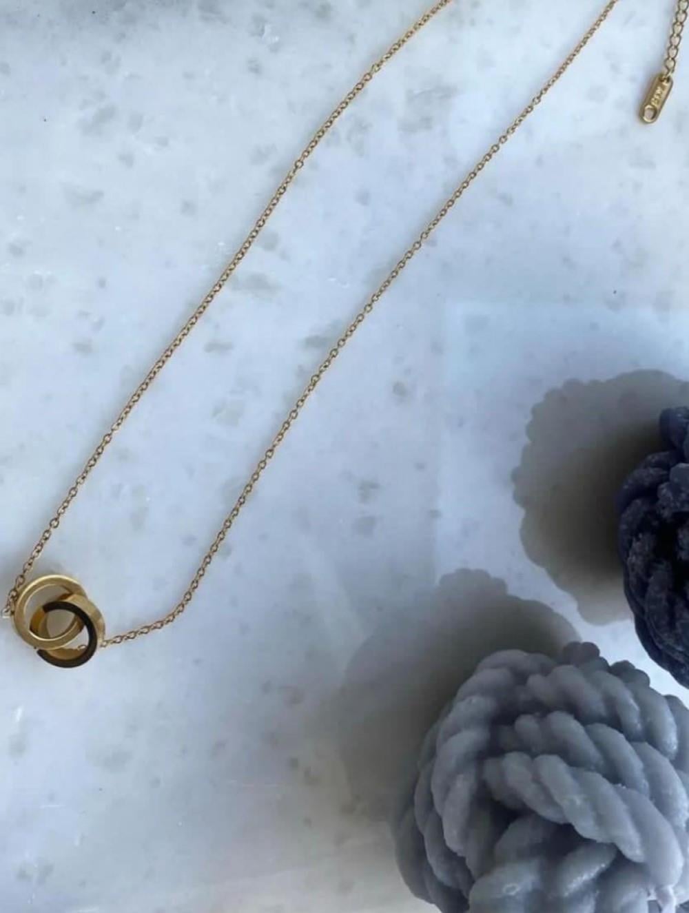 ÇELİK GEÇME HALKA KOLYE