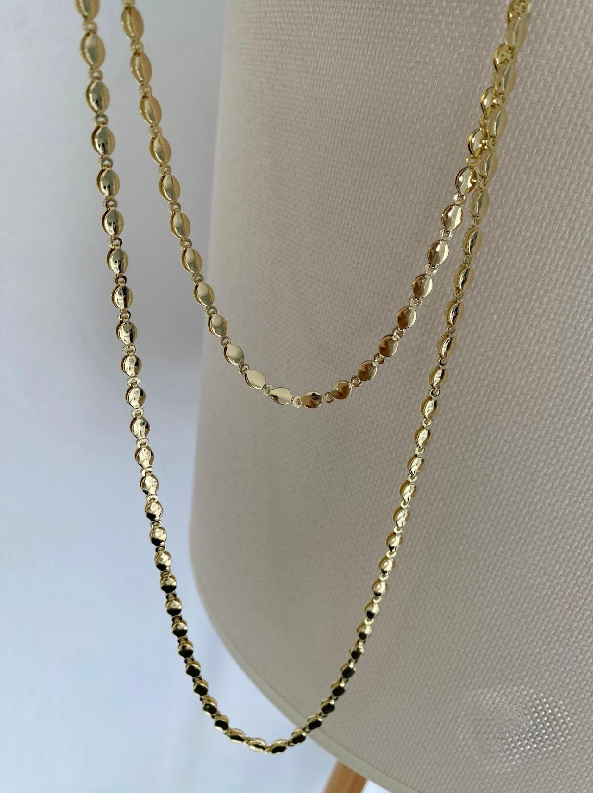 İTHAL 14K ALTIN KAPLAMA KARPUZ ÇEKİRDEĞİ KOLYE