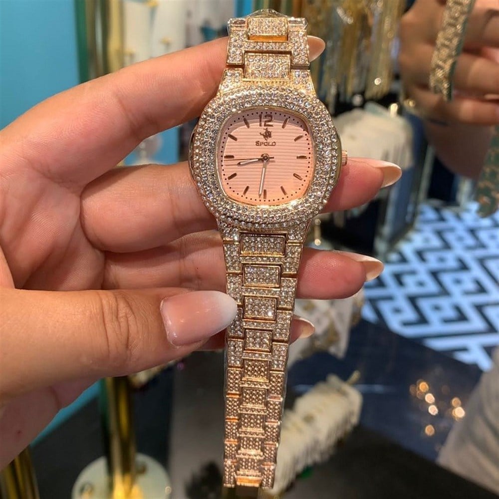 VİP TAŞLI BAYAN KOL SAATİ