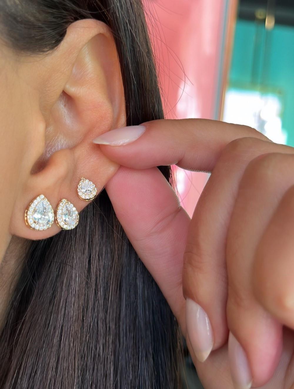 ZİRKON ÜÇLÜ SET KÜPE