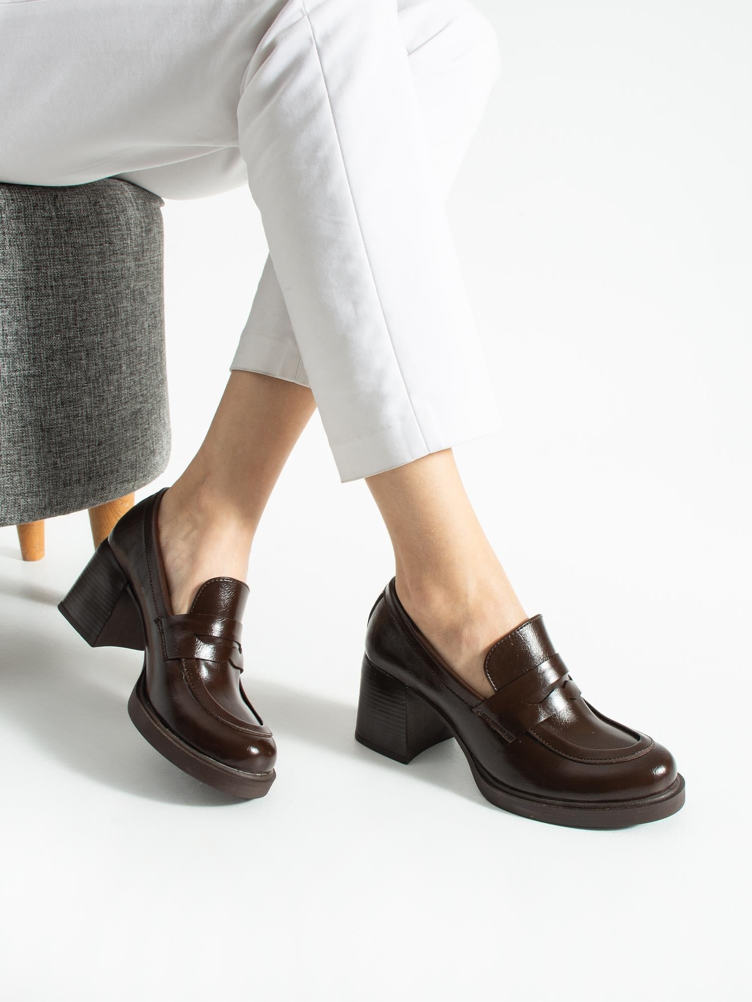 BİLLY Kahve Rustik Kadın Loafer
