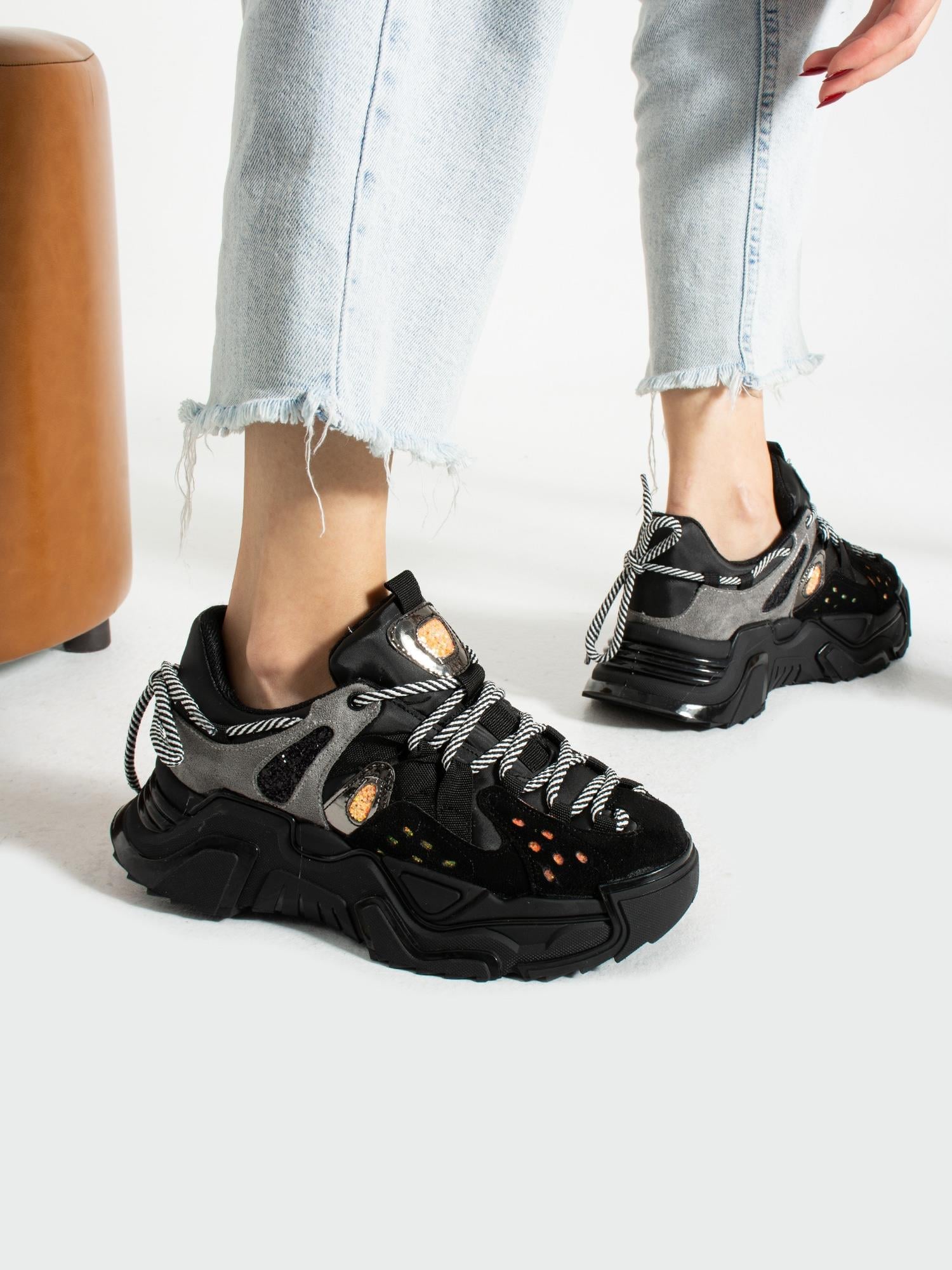 FLORİNA Siyah Kadın Sneakers