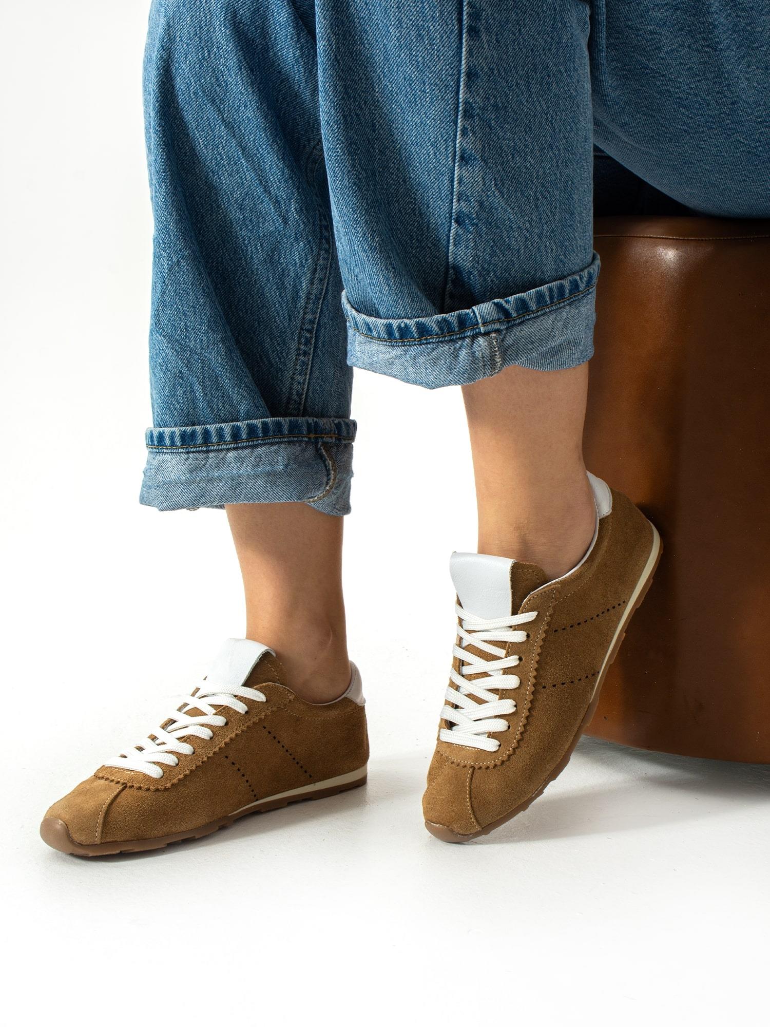 FULGOR Vizon Hakiki Deri Kadın Sneakers