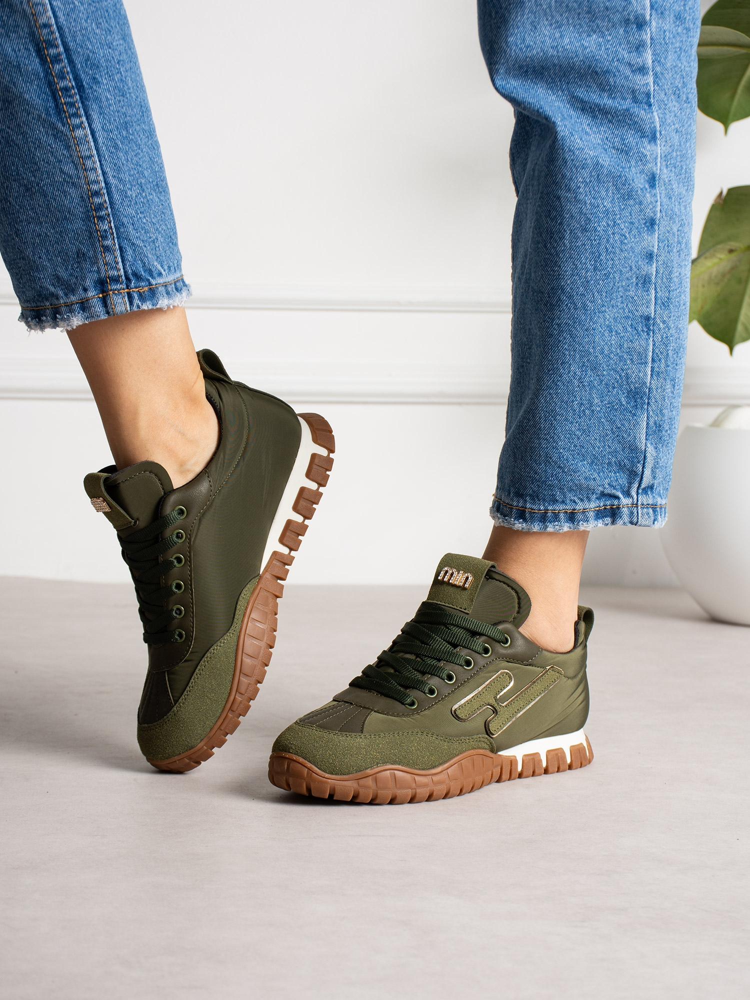 LEGNO Yeşil Kadın Sneakers
