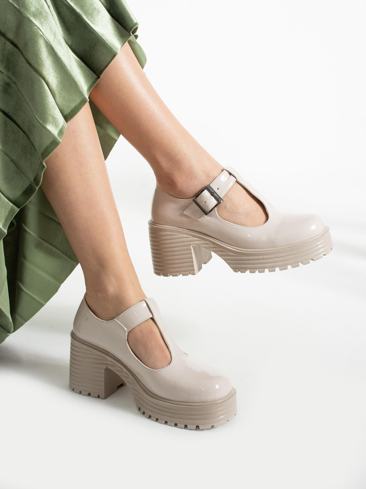LENA Krem Rugan Kadın Loafer