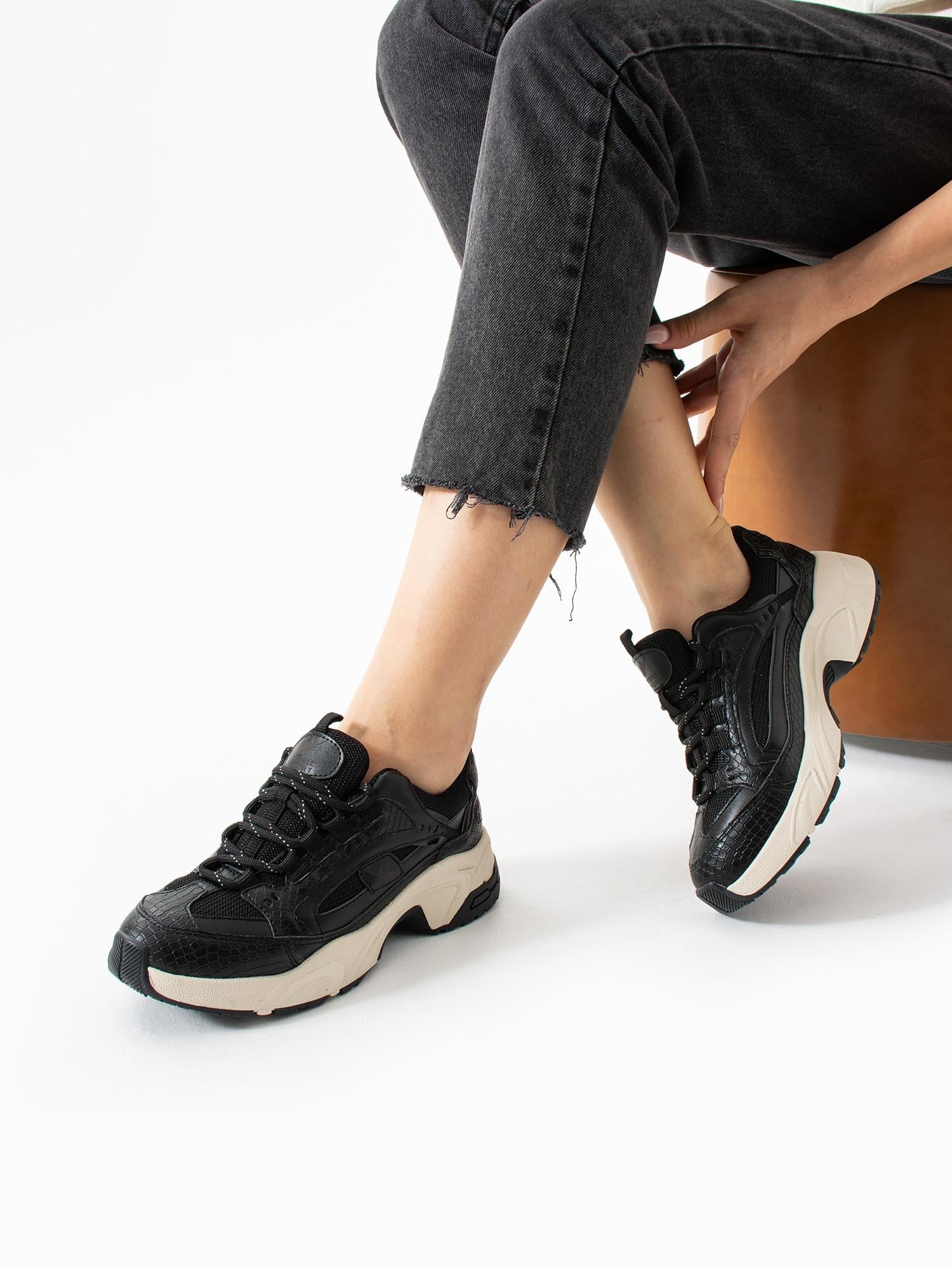 PABLO Siyah Kadın Sneakers