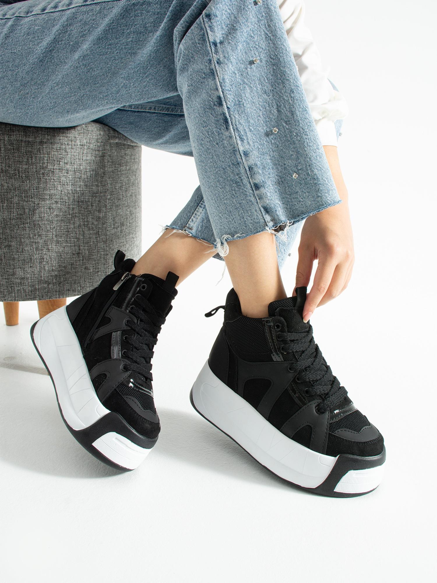 SOGNO Siyah Kadın Sneakers Bot