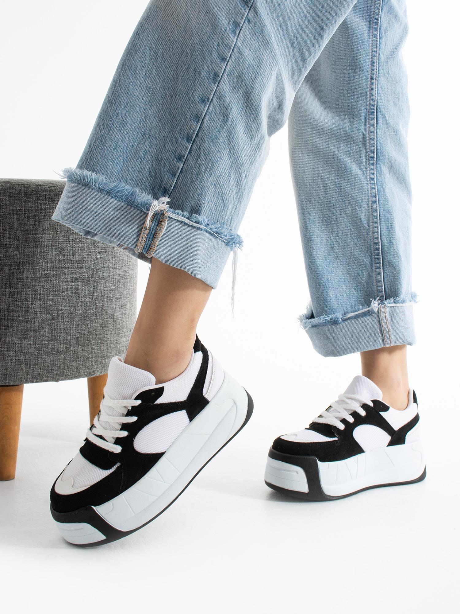 SURGE Siyah-Beyaz Kadın Sneakers