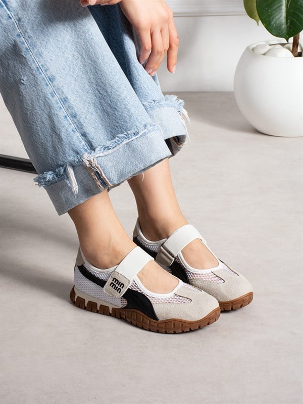 ENDO Beyaz Kadın Sneakers
