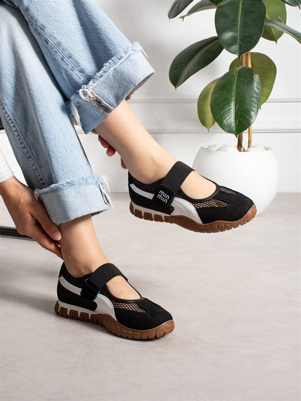 ENDO Siyah Kadın Sneakers