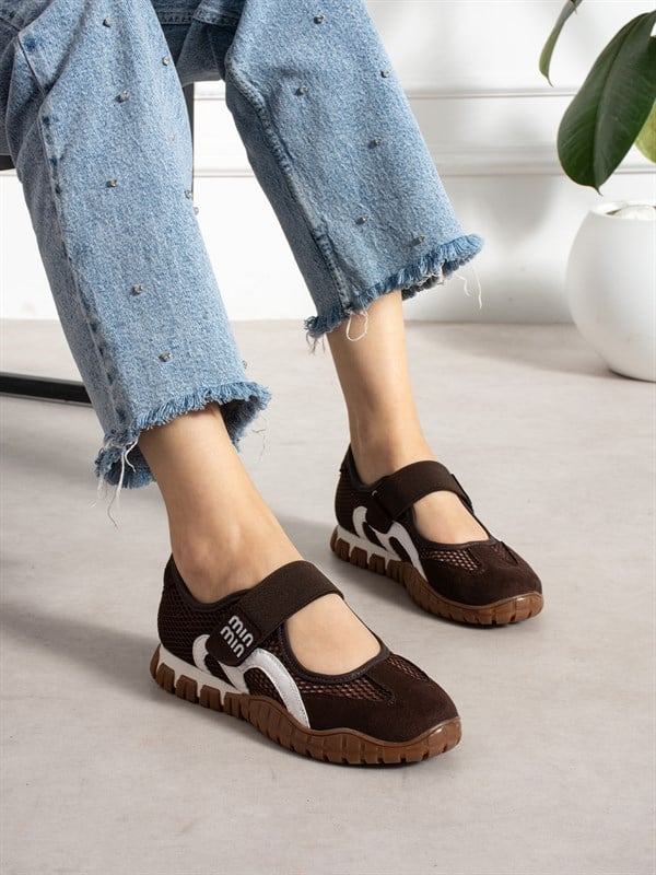 MENDO Kahve Kadın Sneakers