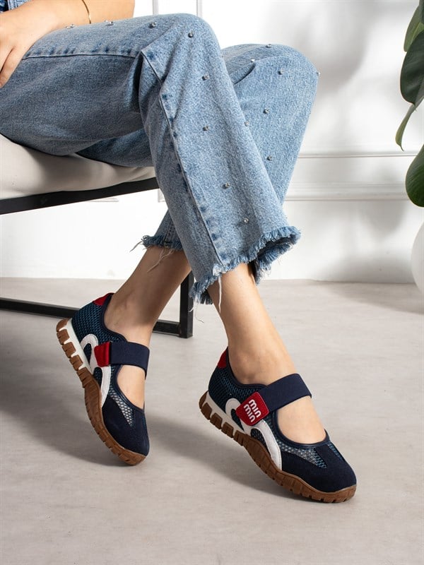 MENDO Lacivert Kadın Sneakers