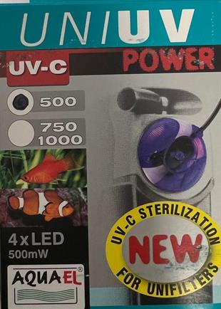 107391-AQUAEL UNIUX POWER (UV-C FOR UNIFILTER 500)