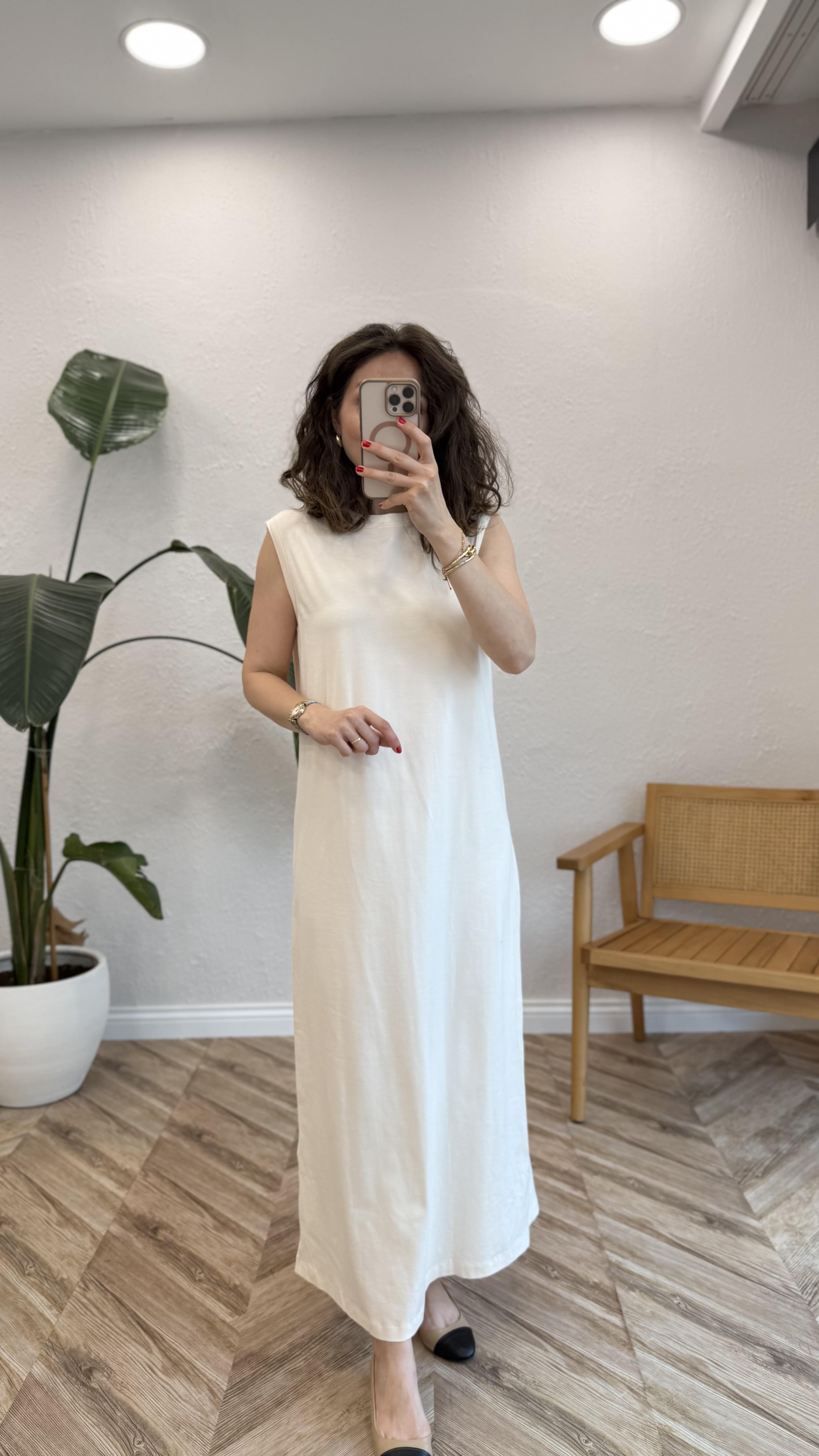 BEJ 4958 SIFIR KOL ÖRME ELBİSE