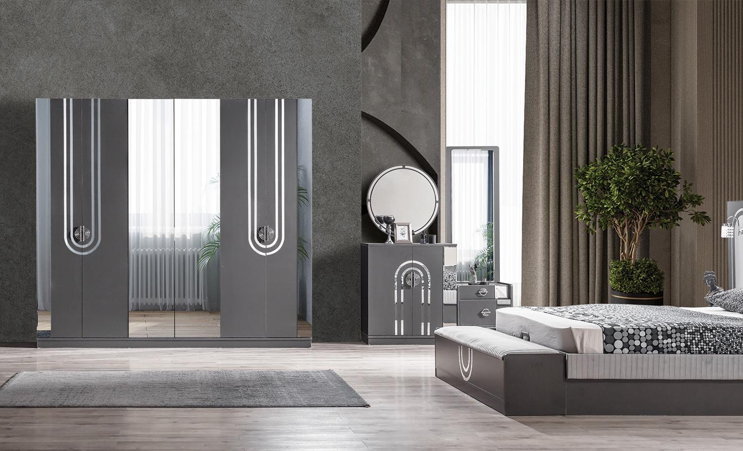 Arya Yatak Odası antrasit