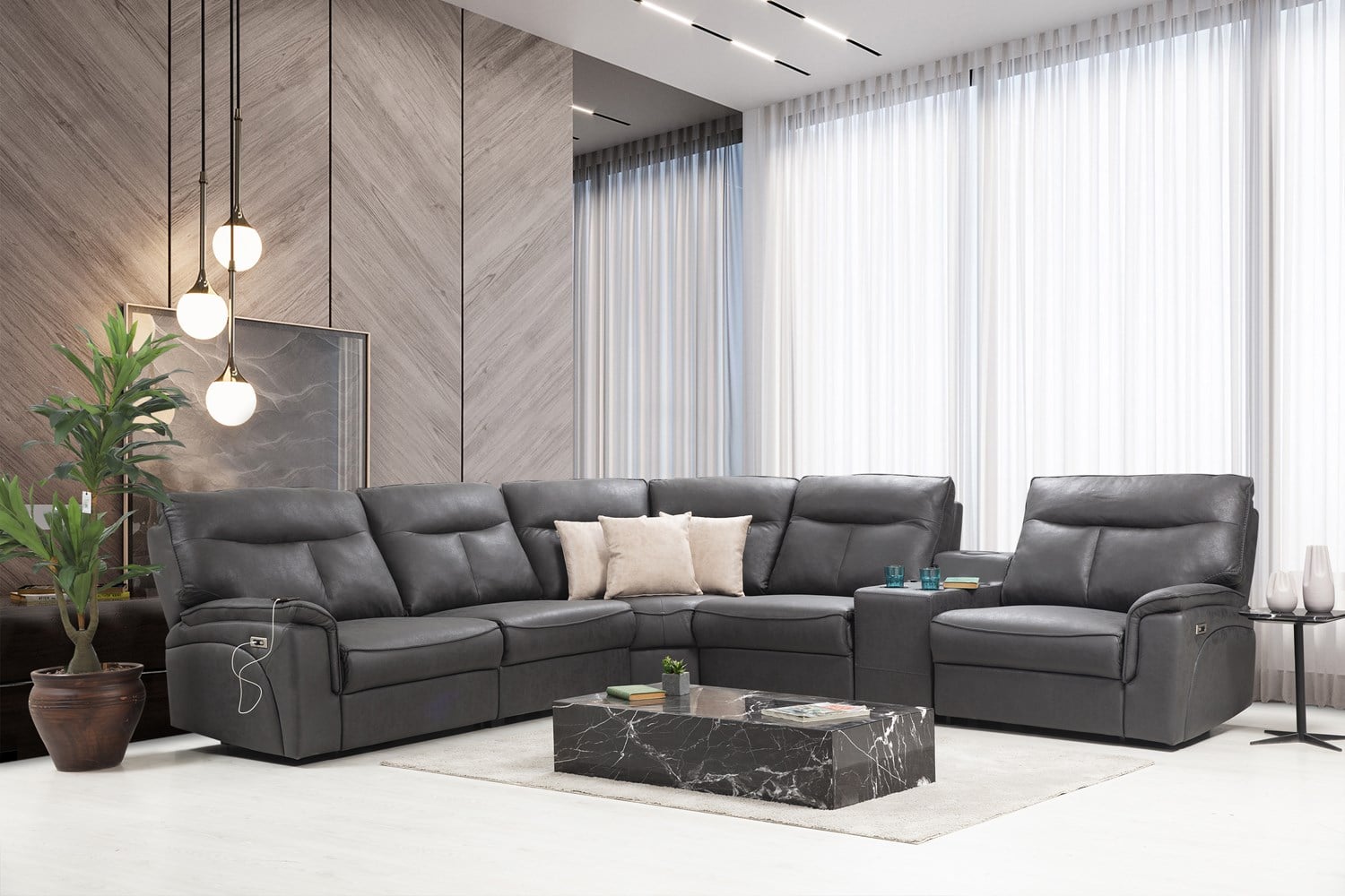 Gala Köşe Koltuk Gri 