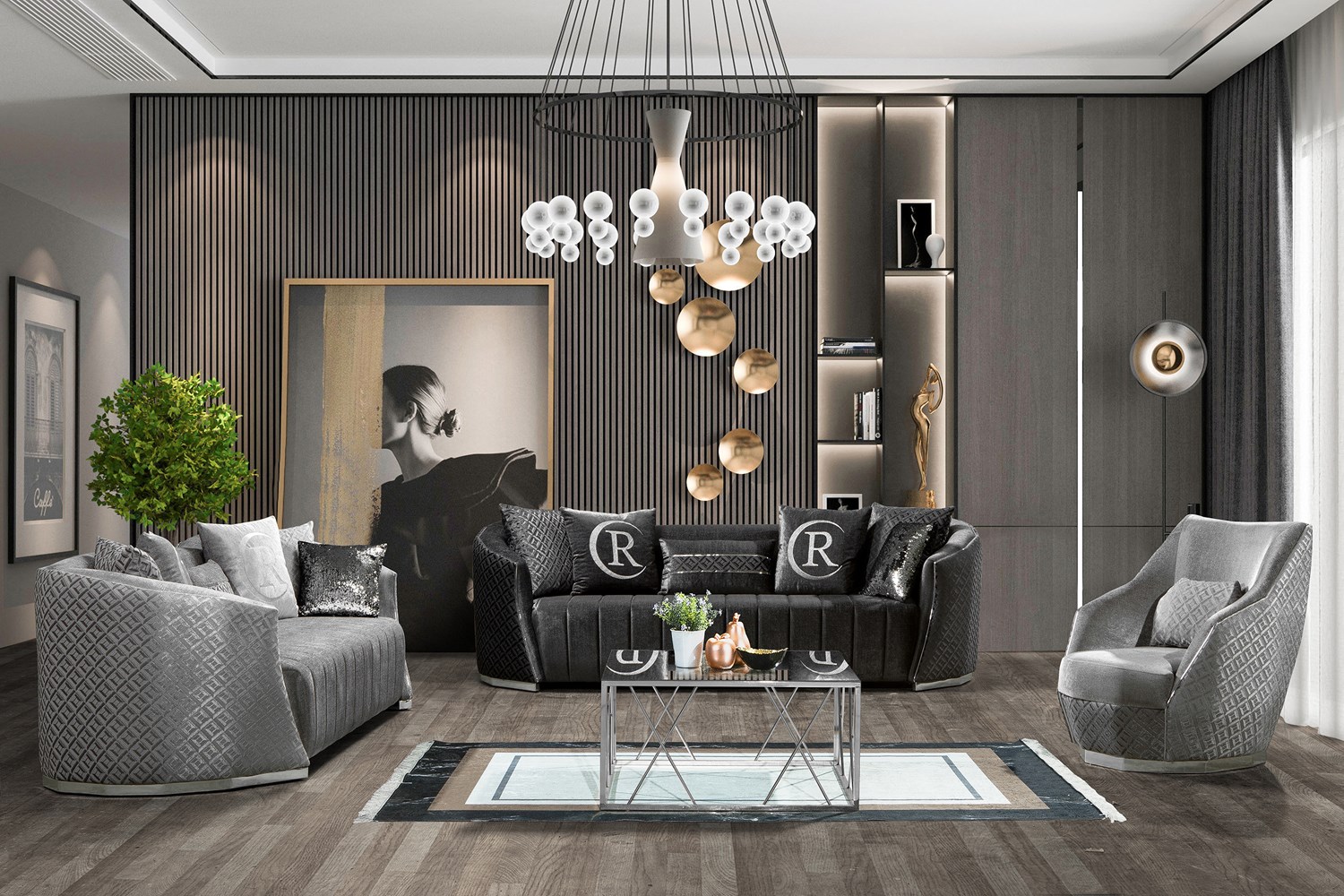 Kristal Linens Koltuk Takımı