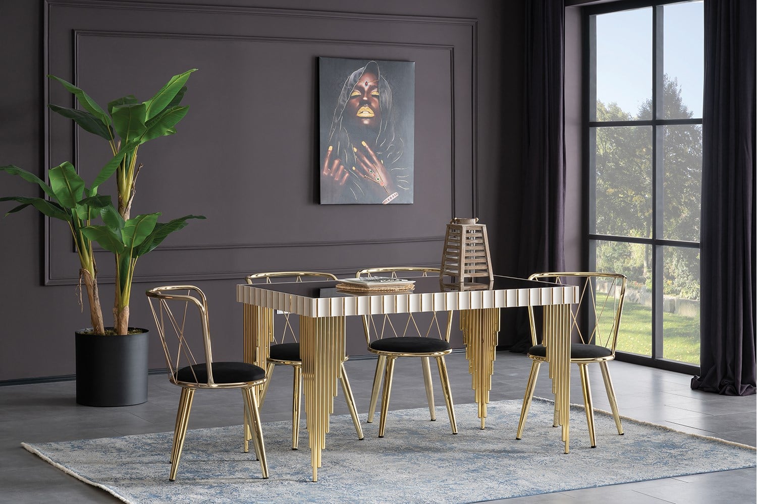 Kristal Mutfak Masa Seti