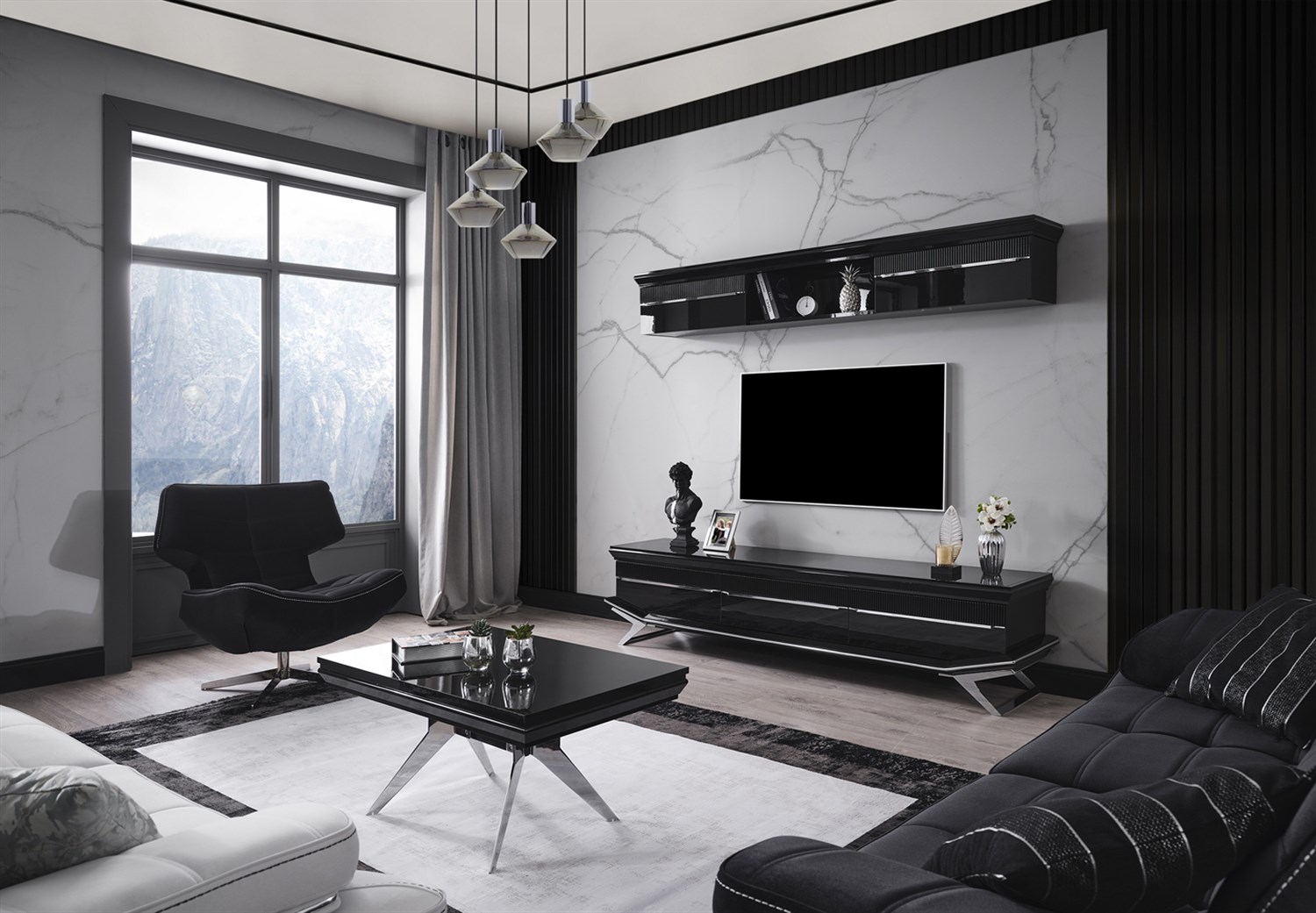 Masarati Orta Sehpa Gümüş