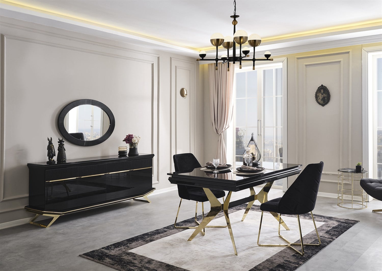 Masarati Yemek Odası Gold