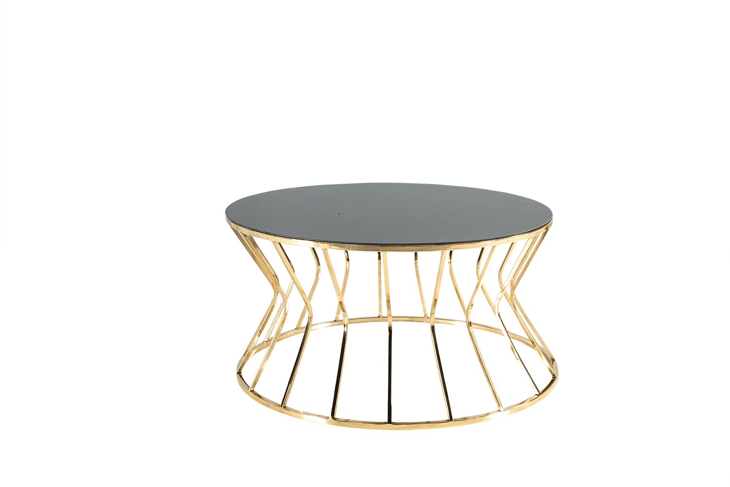 Pirizma Orta Sehpa Gold