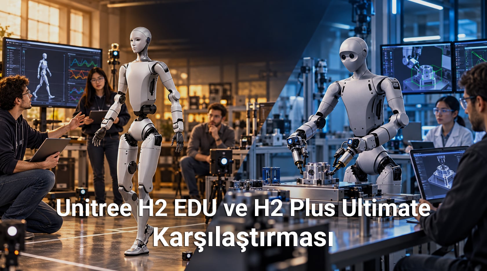 Unitree H2 EDU ve H2 Plus Ultimate İnsansı Robot Karşılaştırması