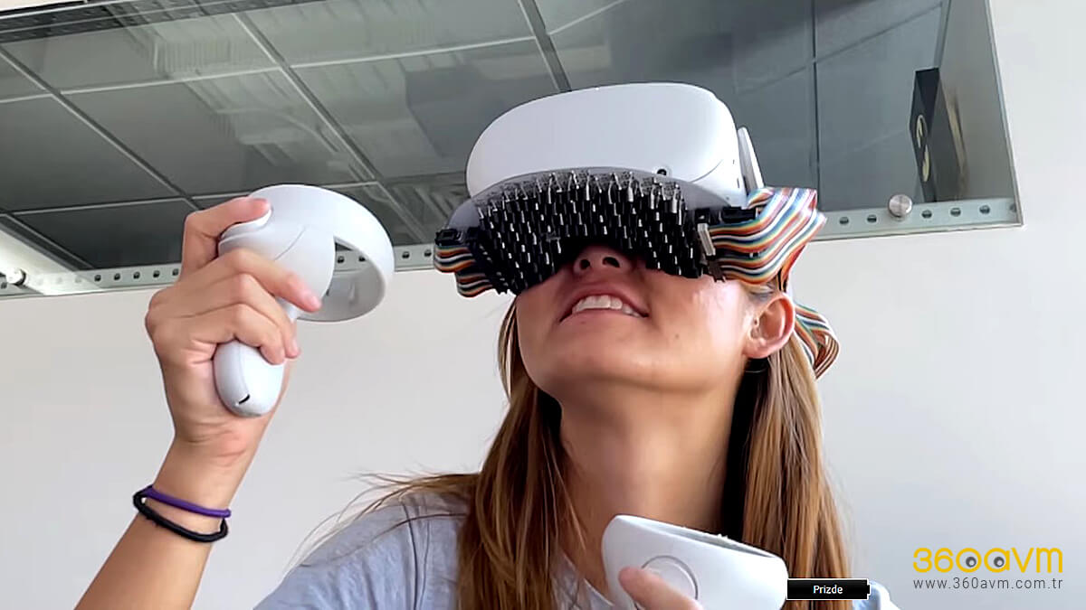 VR Deneyimlerinde Ağızda Dokunma Hissi