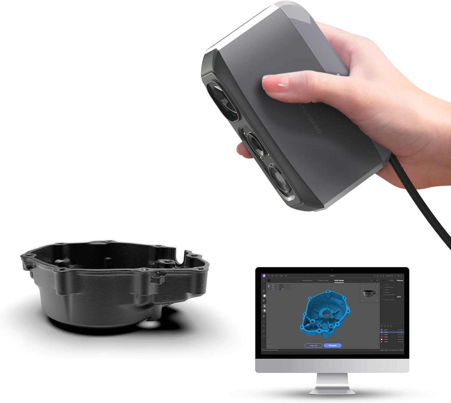 3DMakerPro Moose Lite 3D Tarayıcı (Standart)