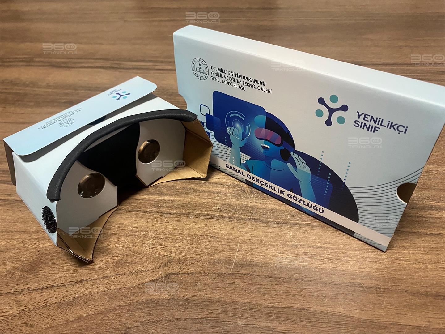 Baskılı Karton VR Sanal Gerçeklik Gözlüğü Üretimi
